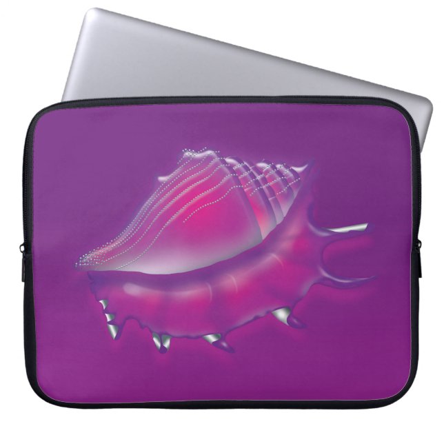 Housse Pour Ordinateur Portable Coquillage (Devant)