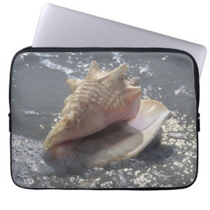 Housse Pour Ordinateur Portable Coquillage sur l'île de la plage Sanibel, la