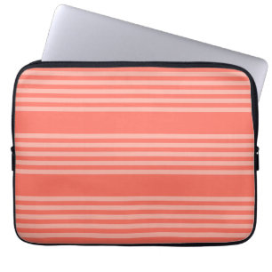 Housse Pour Ordinateur Portable Corail vivant cinq bandes motif