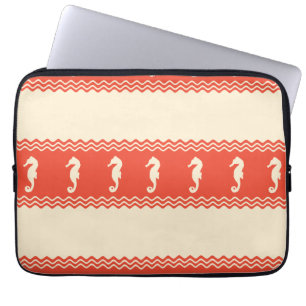 Housse Pour Ordinateur Portable Coral Côtier Hippocampes