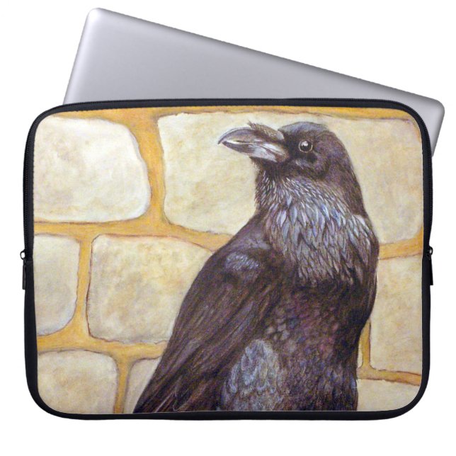Housse Pour Ordinateur Portable Corbeau (Devant)