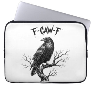 Housse Pour Ordinateur Portable Corbeau - F-Caw-F