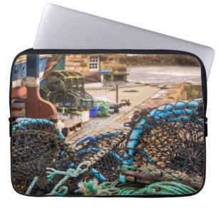 Housse Pour Ordinateur Portable Cordes et pots de homard Pittenweem, Ecosse