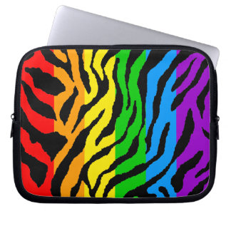 Housse Pour Ordinateur Portable Corey Tiger Impression Néon Tigre 80s
