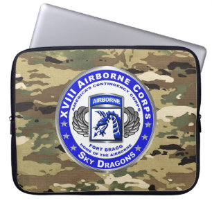 HOUSSE POUR ORDINATEUR PORTABLE CORPS AÉROPORTÉ XVIII