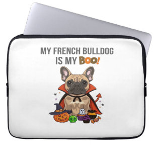 Housse Pour Ordinateur Portable Costume d'Halloween pour chien français Mon Bulldo