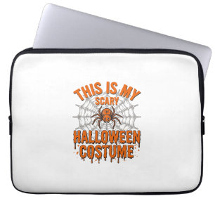 Housse Pour Ordinateur Portable Costume Halloween effrayant Toile d'araignée Desig