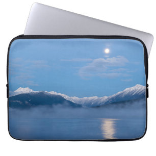 Housse Pour Ordinateur Portable Coucher de lune Seabeck, Washington