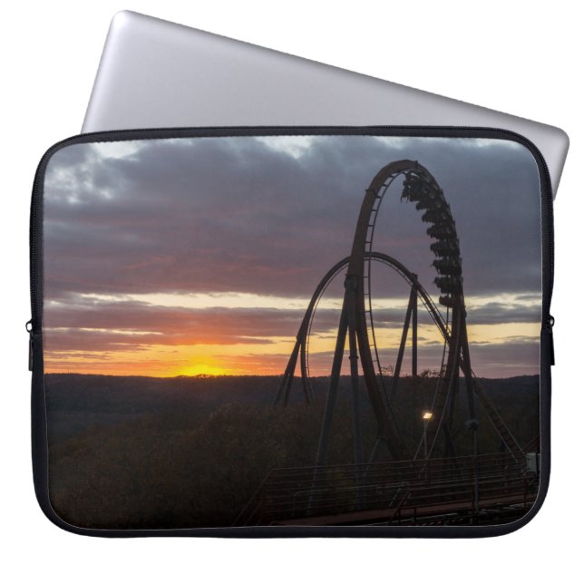 Housse Pour Ordinateur Portable Coucher de soleil (Devant)