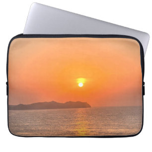 Housse Pour Ordinateur Portable Coucher de soleil à Oman depuis le navire