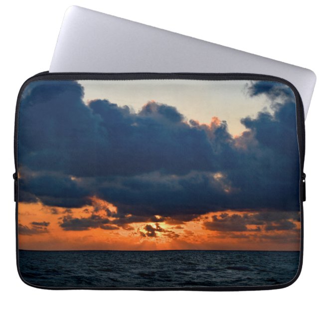 Housse Pour Ordinateur Portable Coucher de soleil de Captiva (Devant)