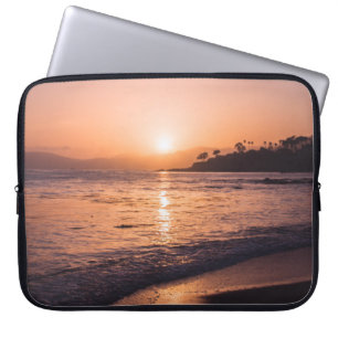 Housse Pour Ordinateur Portable Coucher de soleil magnifique sur la plage