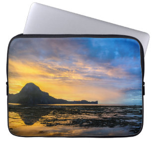 Housse Pour Ordinateur Portable Coucher de soleil sur la baie d'El Nido