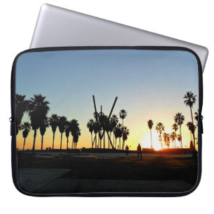 Housse Pour Ordinateur Portable Coucher de soleil sur la plage de Venise