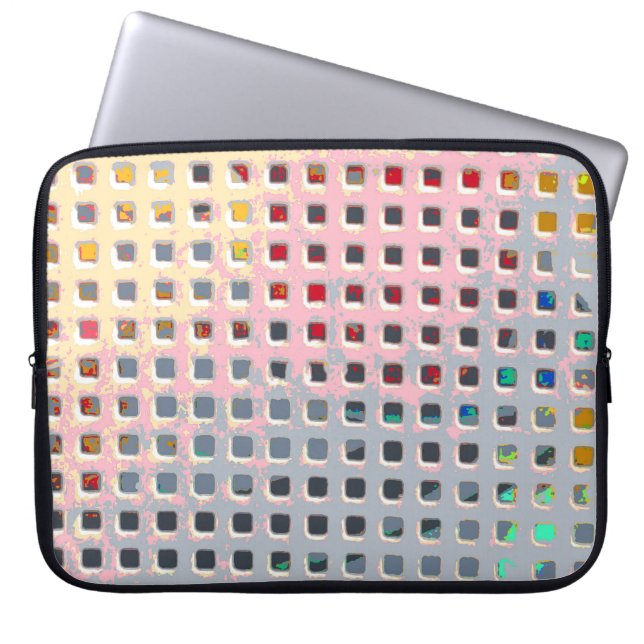 Housse Pour Ordinateur Portable Couleur dans la grille (Devant)