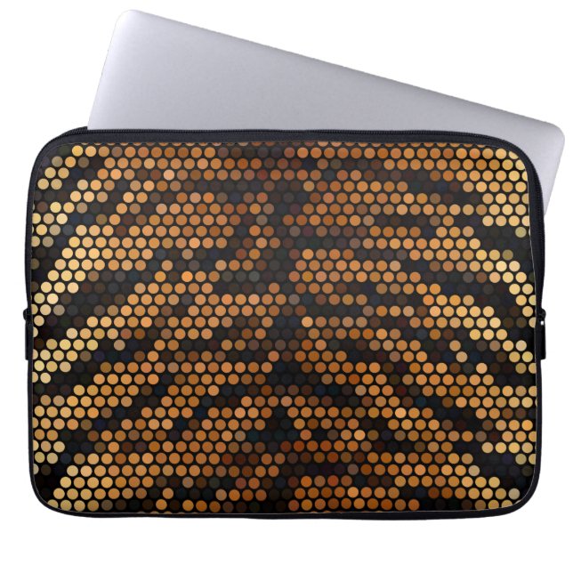 Housse Pour Ordinateur Portable Couleur Motif Tiger (Devant)