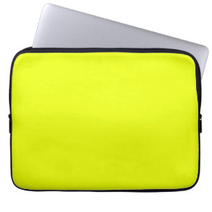 Housse Pour Ordinateur Portable couleur solide néon vert fluorescent