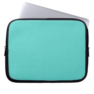 Housse Pour Ordinateur Portable Couleur solide turquoise moyenne