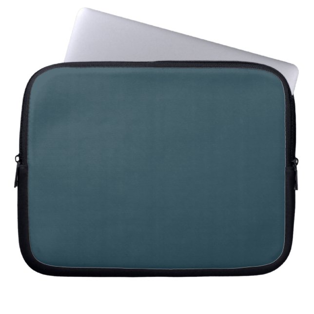 Housse Pour Ordinateur Portable Couleur uni au charbon (Devant)