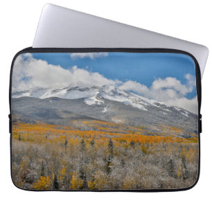 Housse Pour Ordinateur Portable Couleurs d'automne des peupliers trembles & Mon