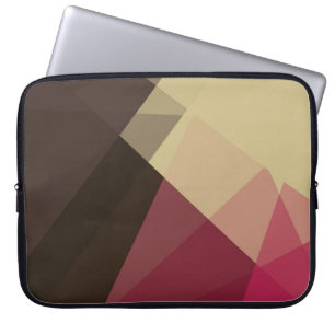 Housse Pour Ordinateur Portable Couleurs modernes rétro géométrique #12