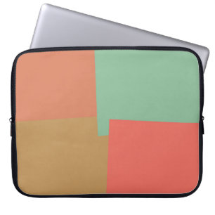Housse Pour Ordinateur Portable Couleurs Rétro Modernes Géométrique #8