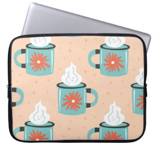 Housse Pour Ordinateur Portable Coupe bleu clair Motif sans voile.