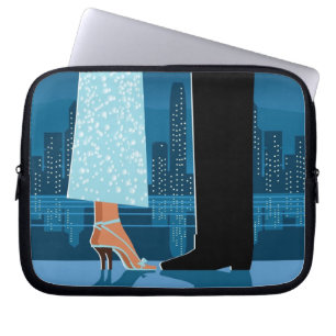 Housse Pour Ordinateur Portable Couples romantiques dans la ville