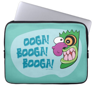 Housse Pour Ordinateur Portable Courage du chien lâché   Ooga Booga Booga Booga !
