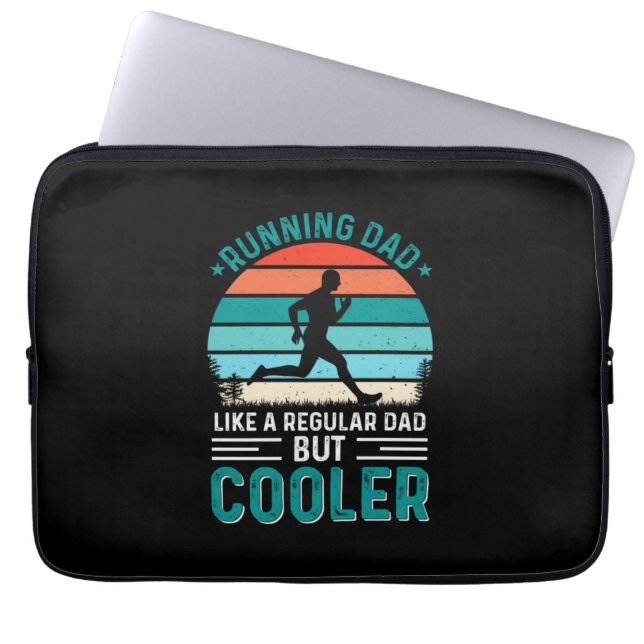 Housse Pour Ordinateur Portable Courir papa (Devant)