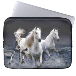 Housse Pour Ordinateur Portable Coussin de chevaux au galop