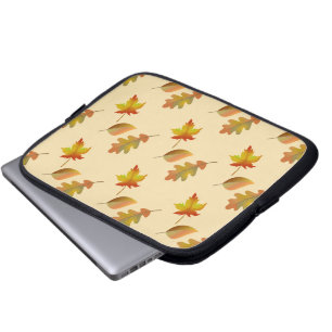 Housse Pour Ordinateur Portable Cozy autumn maple leaves oak leaves