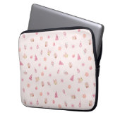Housse Pour Ordinateur Portable Cozy Pink Christmas Pattern (devant gauche)