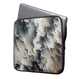 Housse Pour Ordinateur Portable Crackle texturé Abstrait contemporain