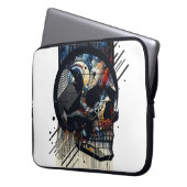 Housse Pour Ordinateur Portable Crâne dans différents styles 37 (devant gauche)