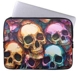 Housse Pour Ordinateur Portable Crânes funky