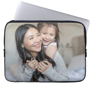 Housse Pour Ordinateur Portable Créez Votre Propre Photo Personnalisée Maman et Mo
