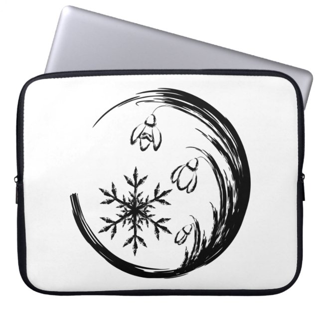 Housse Pour Ordinateur Portable Crest d'hiver (Devant)