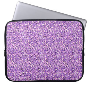 Housse Pour Ordinateur Portable cristal druzy - orchidée légère