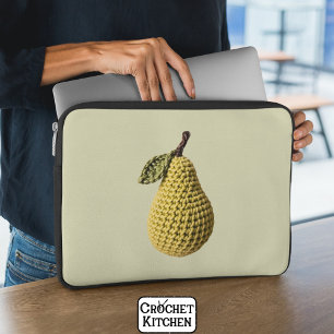 Housse Pour Ordinateur Portable Crochet vert Granny moderne Granny Jaune Poire Fru