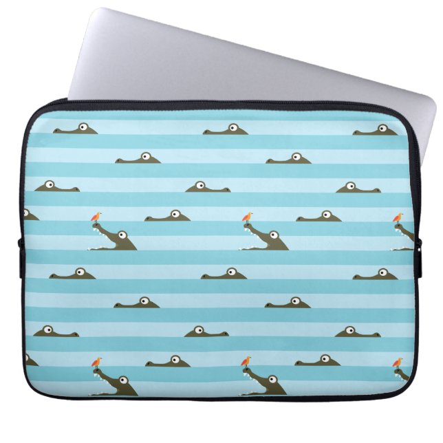 Housse Pour Ordinateur Portable Crocodile (Devant)