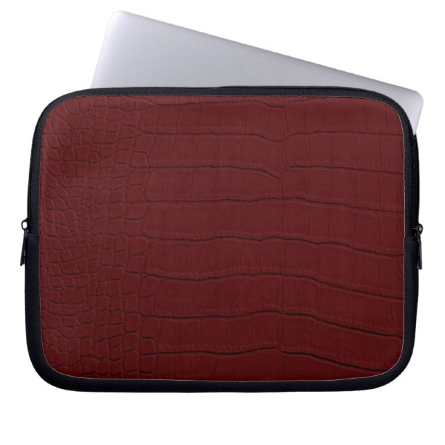 Housse Pour Ordinateur Portable Crocodile rouge - Impression (Devant)