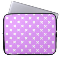 Croix blanches sur lilas