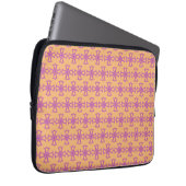 Housse Pour Ordinateur Portable Croix chrétienne rose (Devant droit)