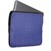 Housse Pour Ordinateur Portable Croix chrétienne violette (Devant droit)