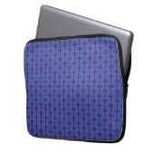 Housse Pour Ordinateur Portable Croix chrétienne violette (devant gauche)