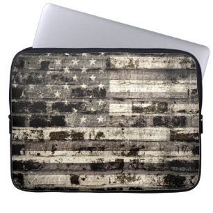 Housse Pour Ordinateur Portable Cru de drapeau américain
