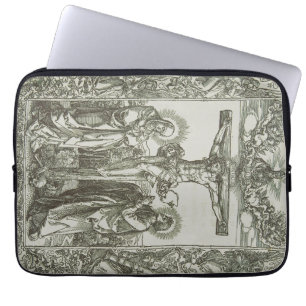 Housse Pour Ordinateur Portable Crucifixion médiévale de Jésus-Christ