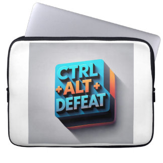 Housse Pour Ordinateur Portable "Ctrl+Alt+Défaite" humouristique