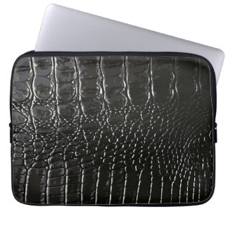 HOUSSE POUR ORDINATEUR PORTABLE CUIR CROCODILE